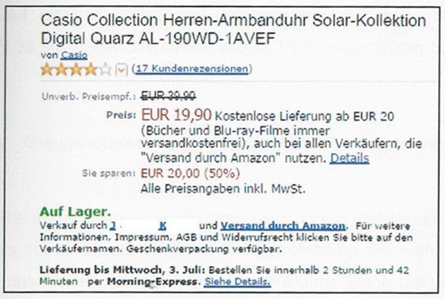 Angebot Amazon