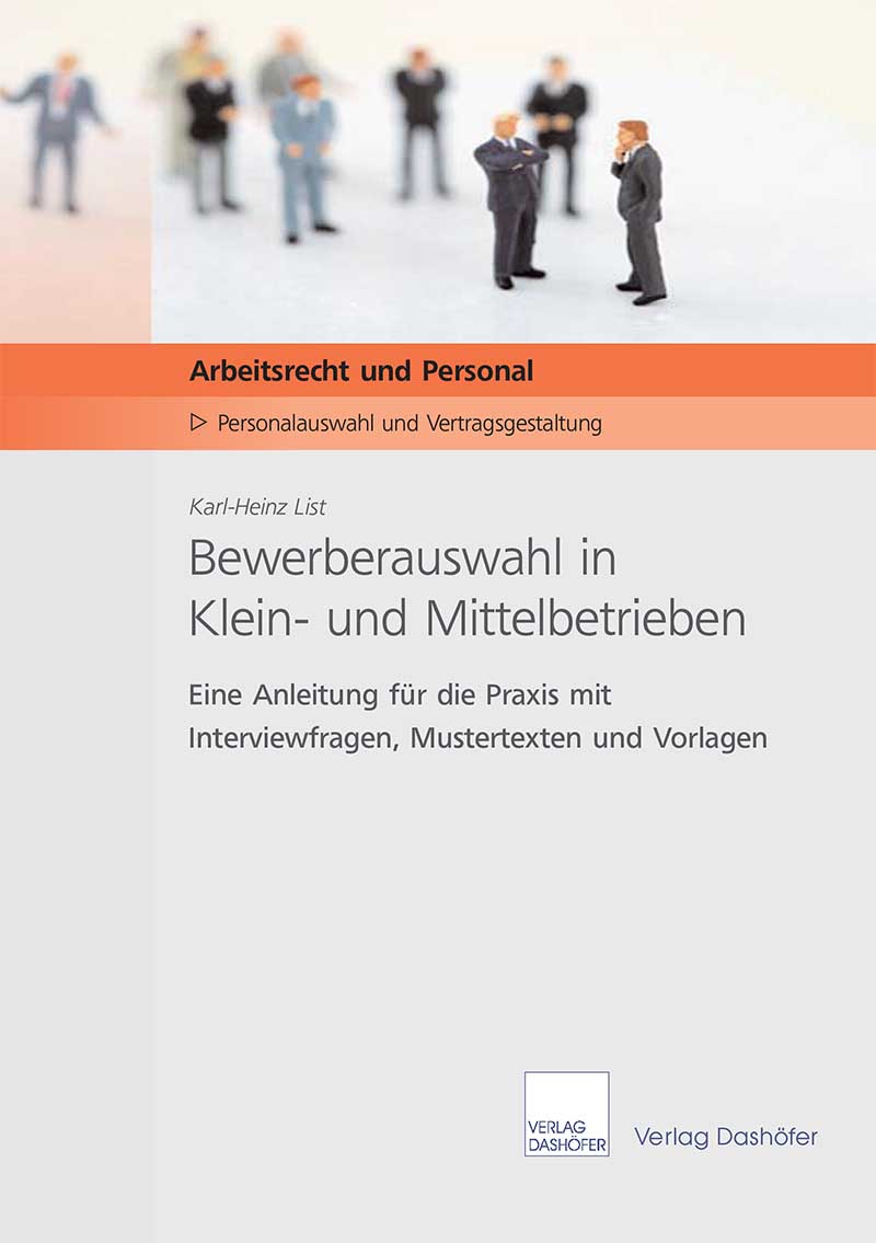 Fachbuch: Bewerberauswahl in Klein- und Mittelbetrieben