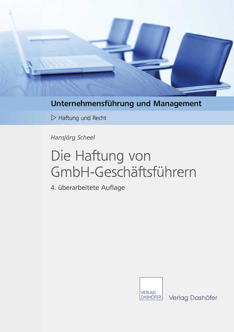 Fachbuch: Die Haftung von GmbH-Geschäftsführern