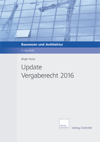 Fachbuch: Update Vergaberecht 2016 