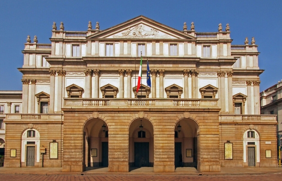 Das Bild zeigt das Teatro alla Scala in Mailand
