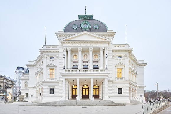 Das Bild zeigt das Volkstheater in Wien