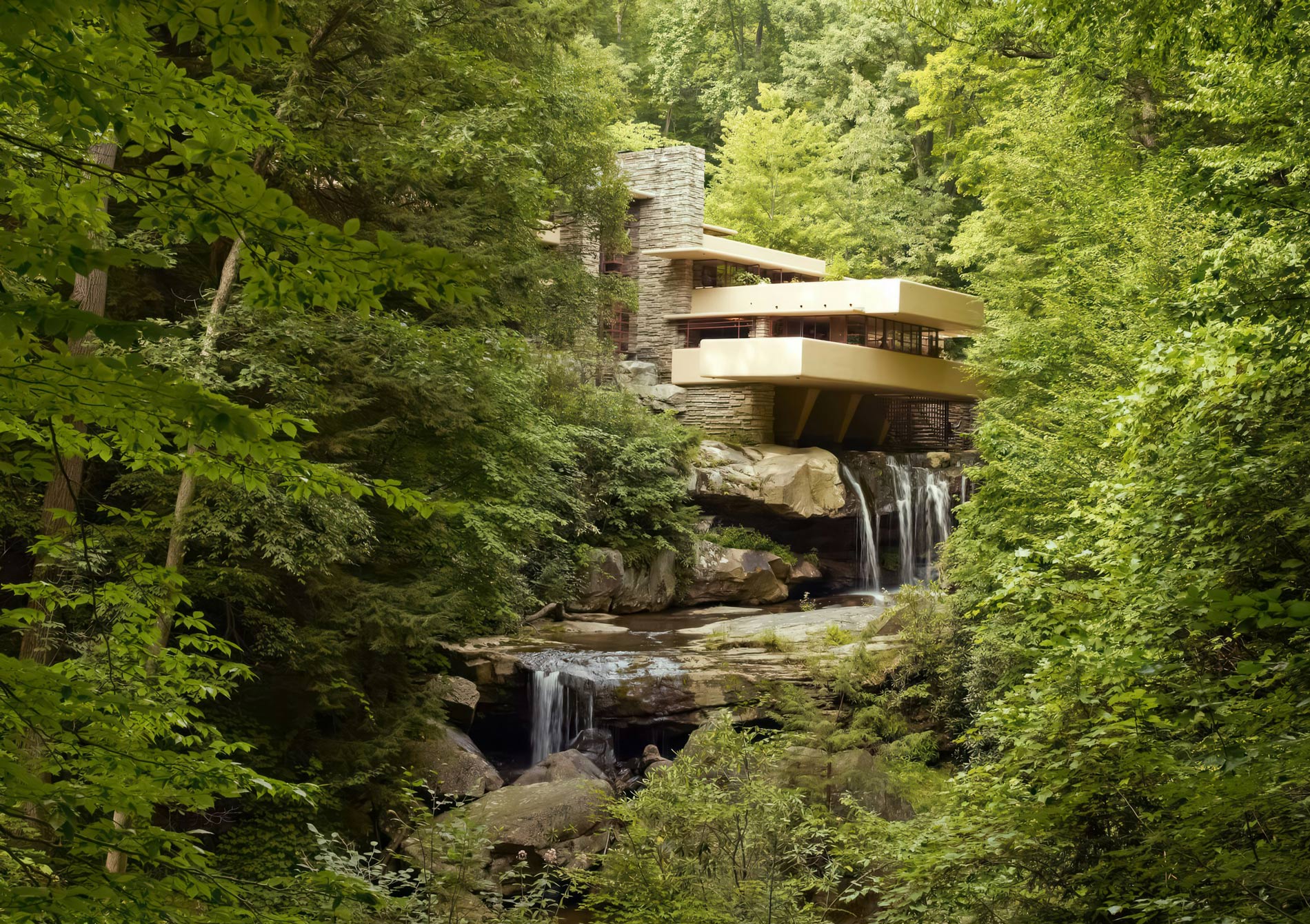 Das Bild zeigt Fallingwater