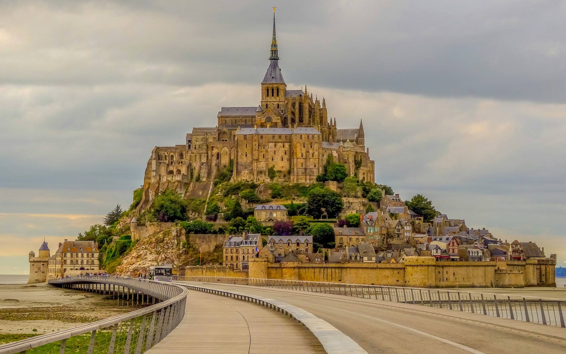 Das Bild zeigt den Mont Saint-Michel