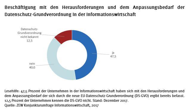 Beschäftigung mit den Herausforderungen und dem Anpassungsbedarf der Datenschutzgrundverordnung in der Informationswirtschaft